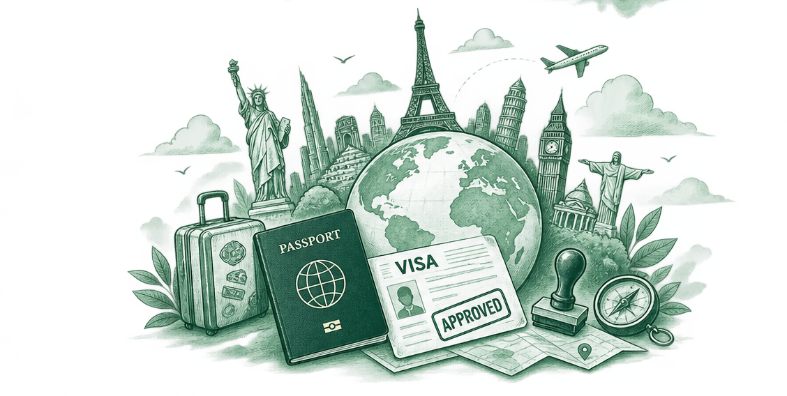 Visa Global Illustration